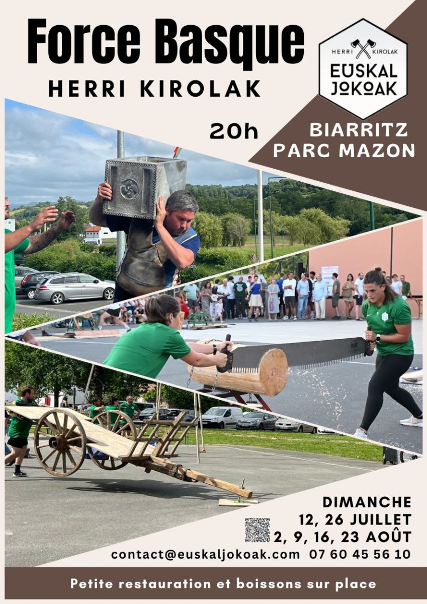 Spectacle participatif de Force basque  - Herri Kirolak