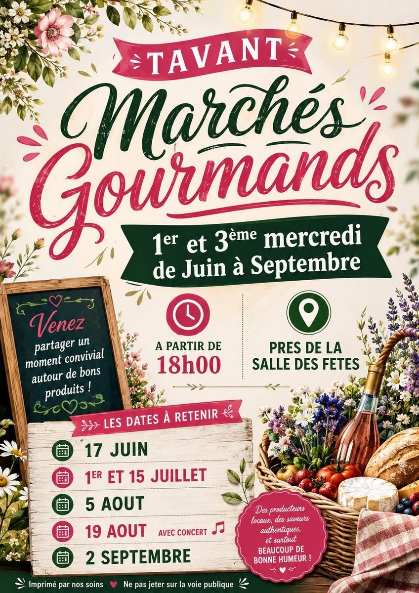 Marché gourmand de Tavant