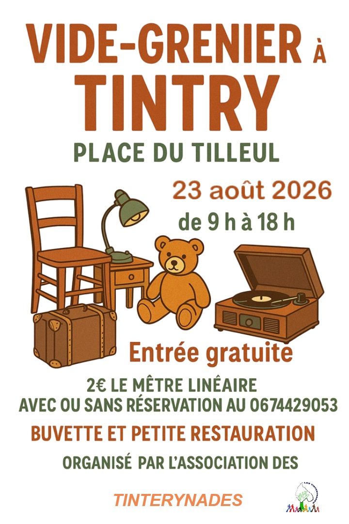 Vide grenier Les Tinterynades