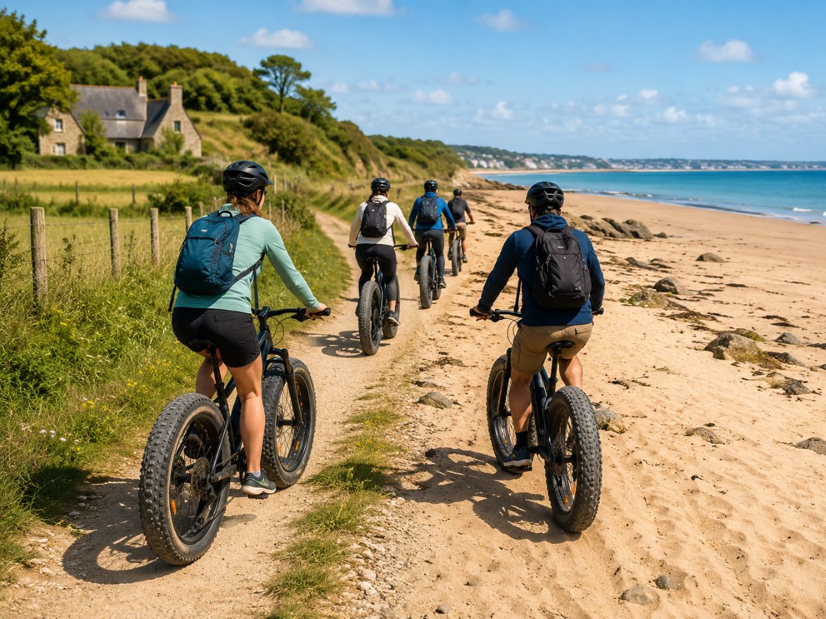 Circuit accompagné en fat bike électrique : patrimoine et produits locaux