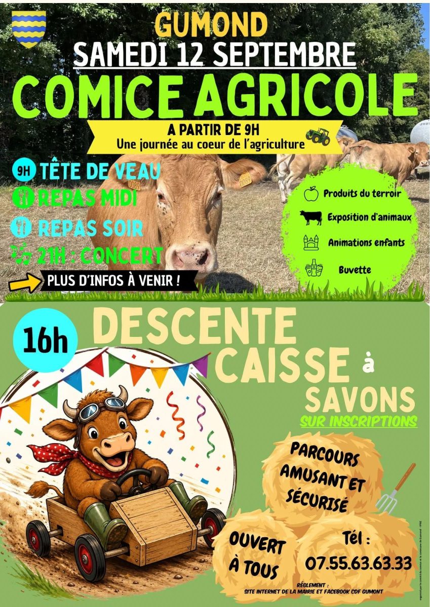 Comice agricole et Descente caisse à savons