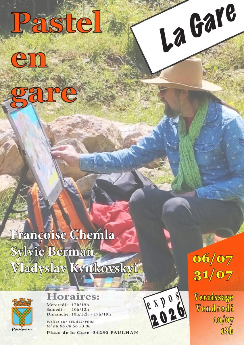EXPOSITION PASTEL EN GARE
