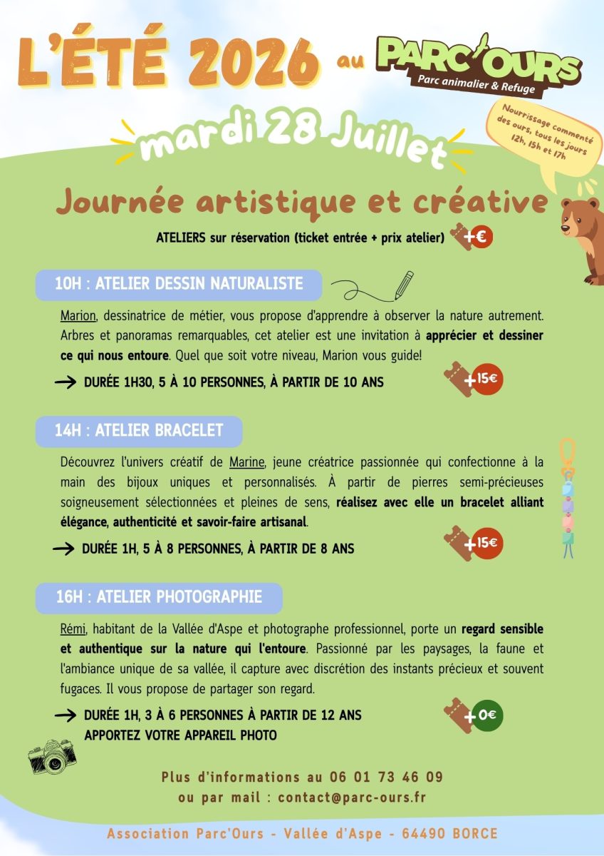 Parc'Ours - Journée artistique et créative