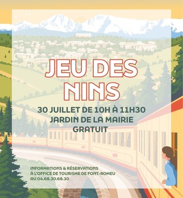JEU DES NINS - JEUDI 30 JUILLET