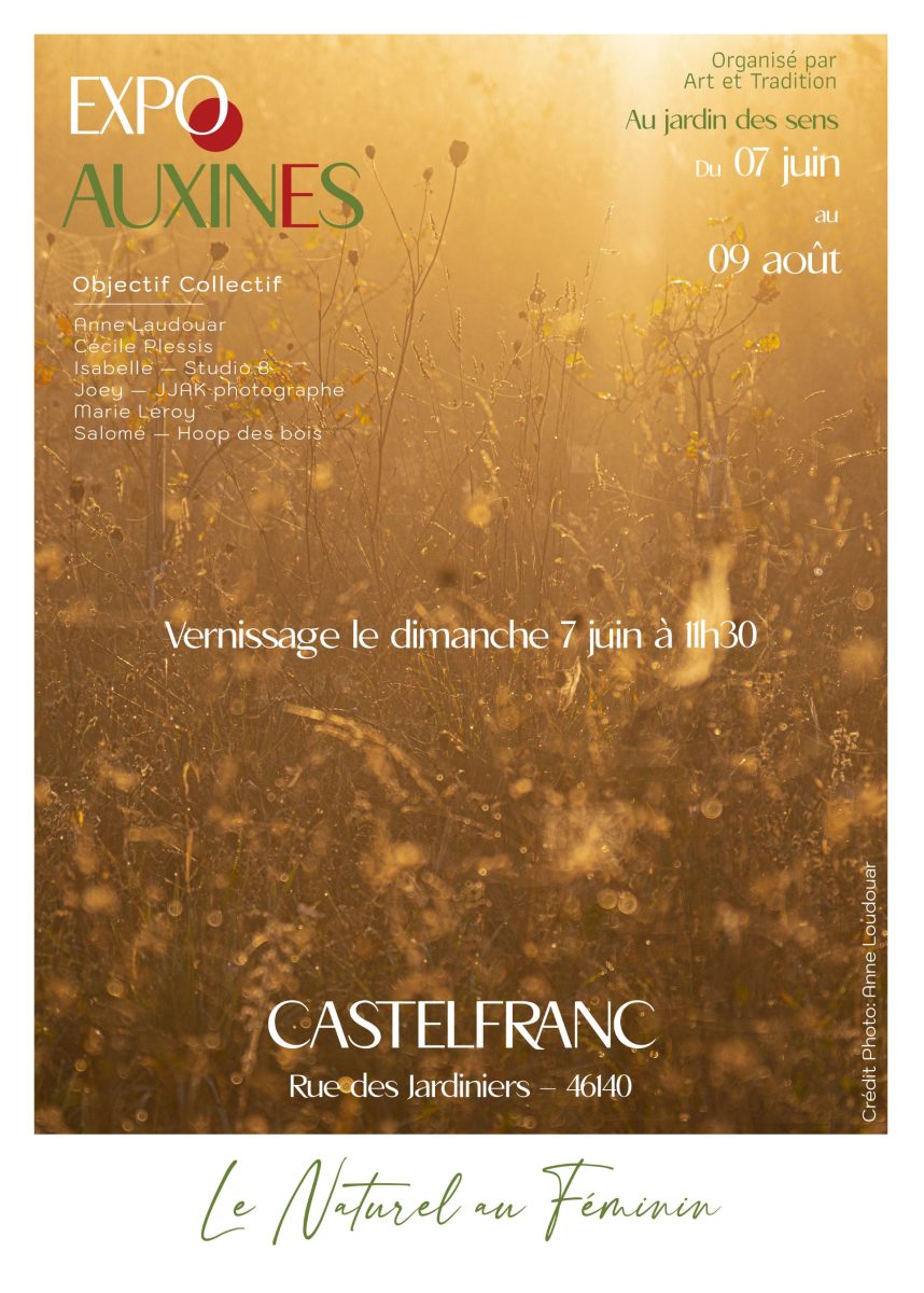 Cahors Juin Jardins : Exposition "Auxines" au Jardin des Sens