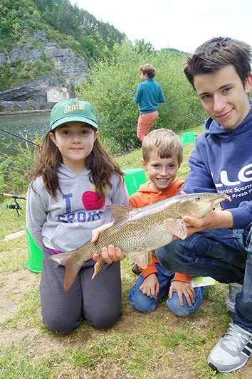 Atelier pêche  par la société de pêche de Cajarc