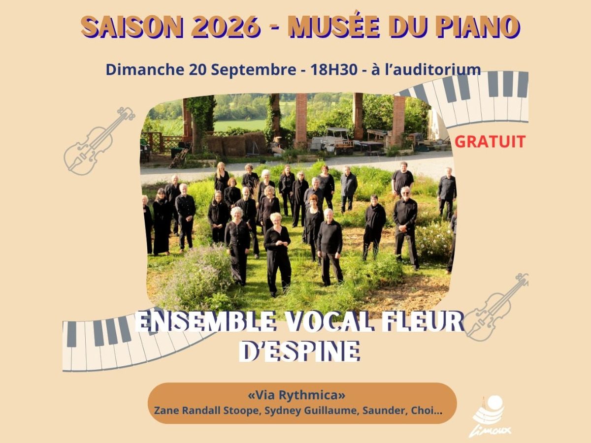 JEP 2026 - SAISON MUSICALE À L'AUDITORIUM : FLEUR D'ESPINE
