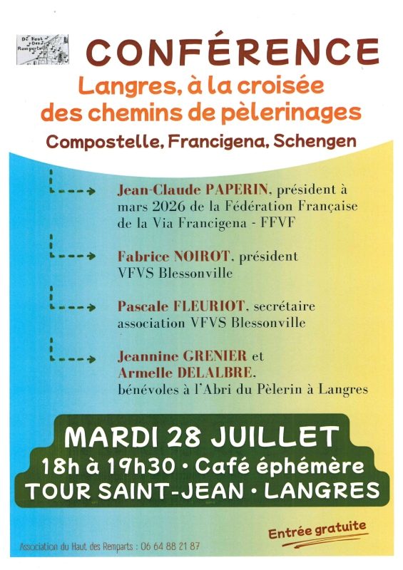 Café éphémère - Conférence à la croisée des chemins de pèlerinages