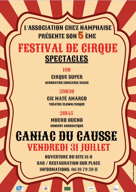 Festival de Cirque à Caniac-du-Causse