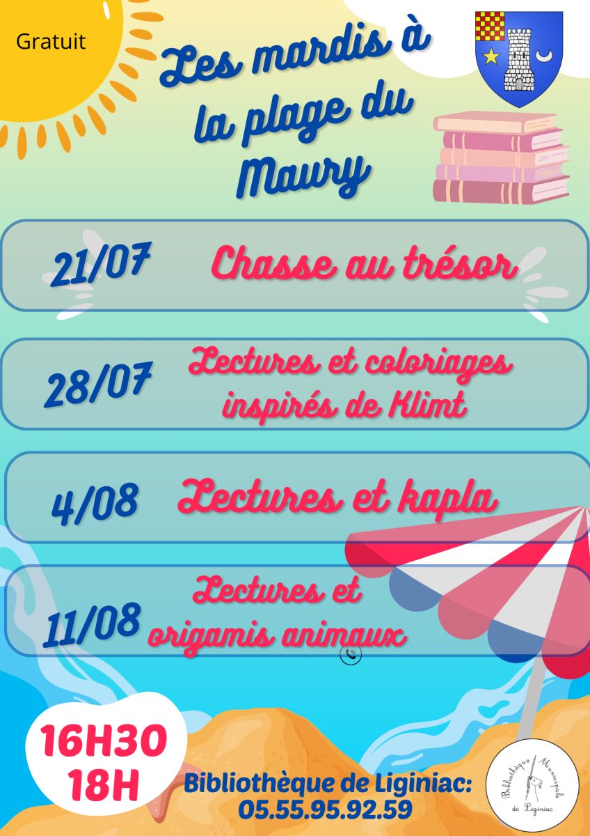 Les mardis à la plage du Maury