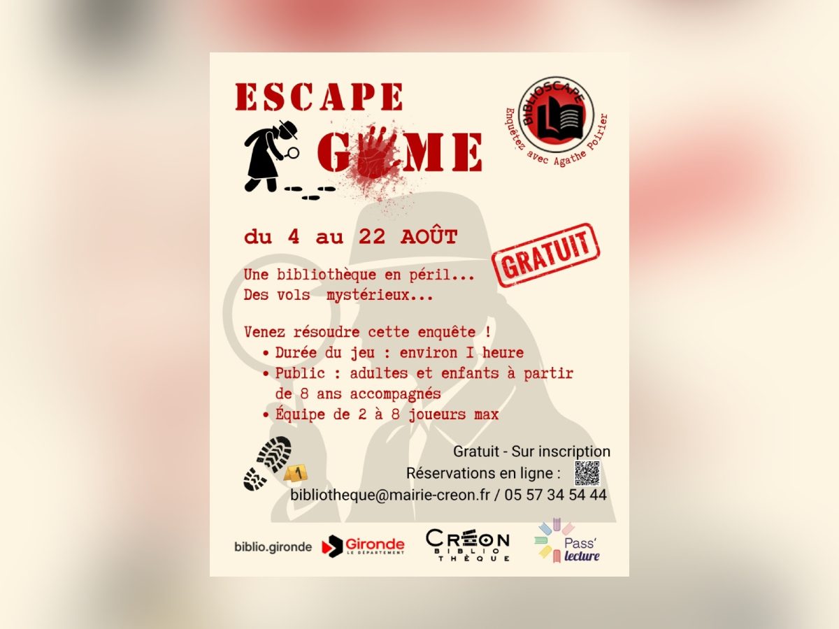 BiblioScape, l'escape game à l'ambiance de roman policier