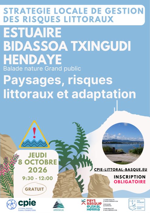 Klima - Paysages, risques littoraux et adaptation - Estuaire de la Bidassoa