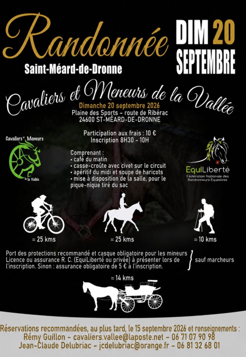 Randonnées pédestre, Vtt & équestre