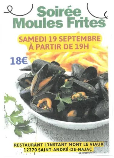 Soirée Moules-Frites