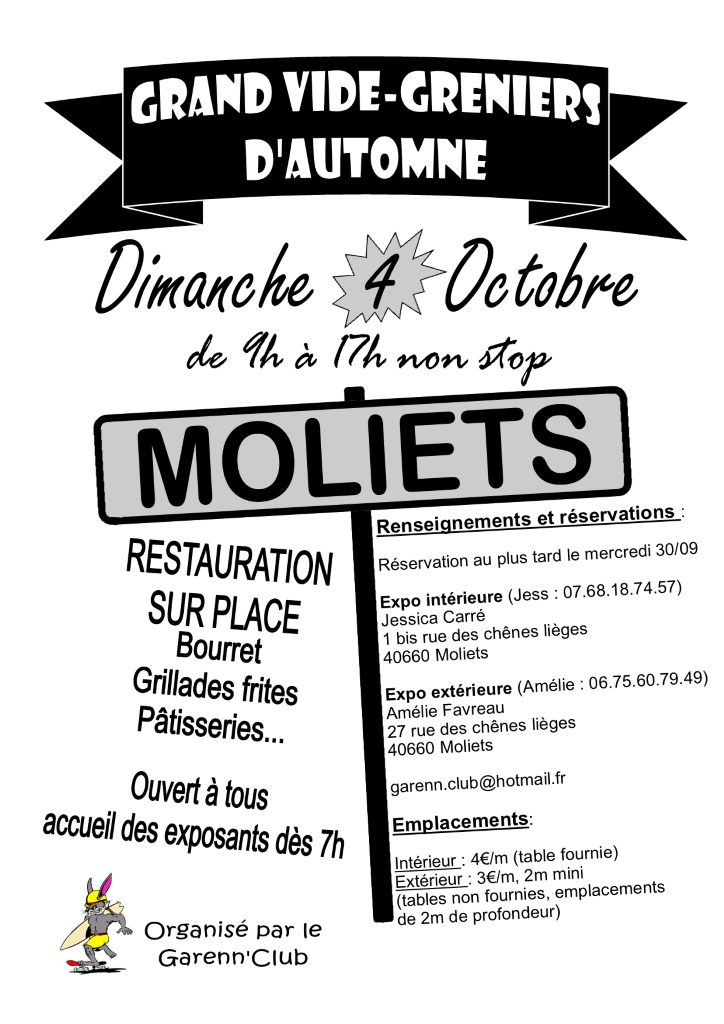 Grand vide-greniers d'automne