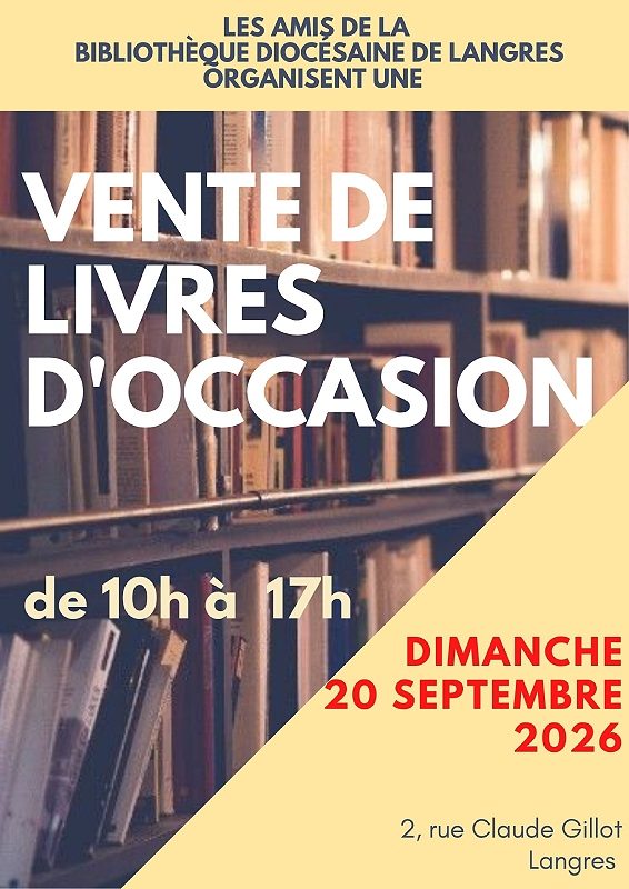Vente de livres d'occasion