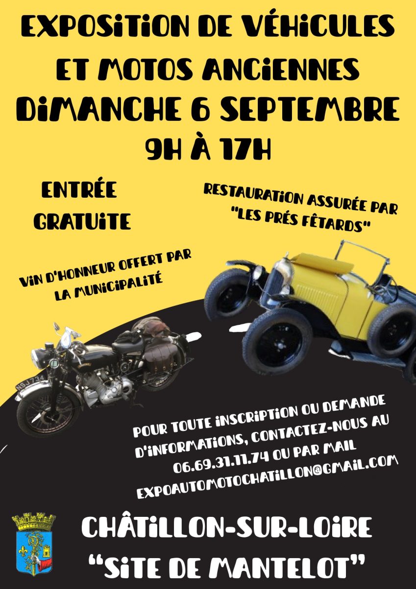 Exposition de véhicules et motos anciennes