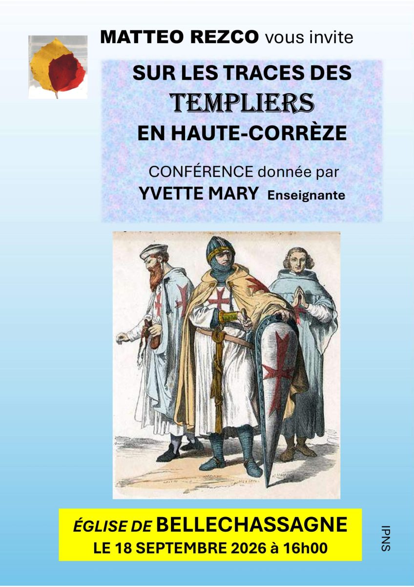 Conférence sur les traces des Templiers en Haute-Corrèze