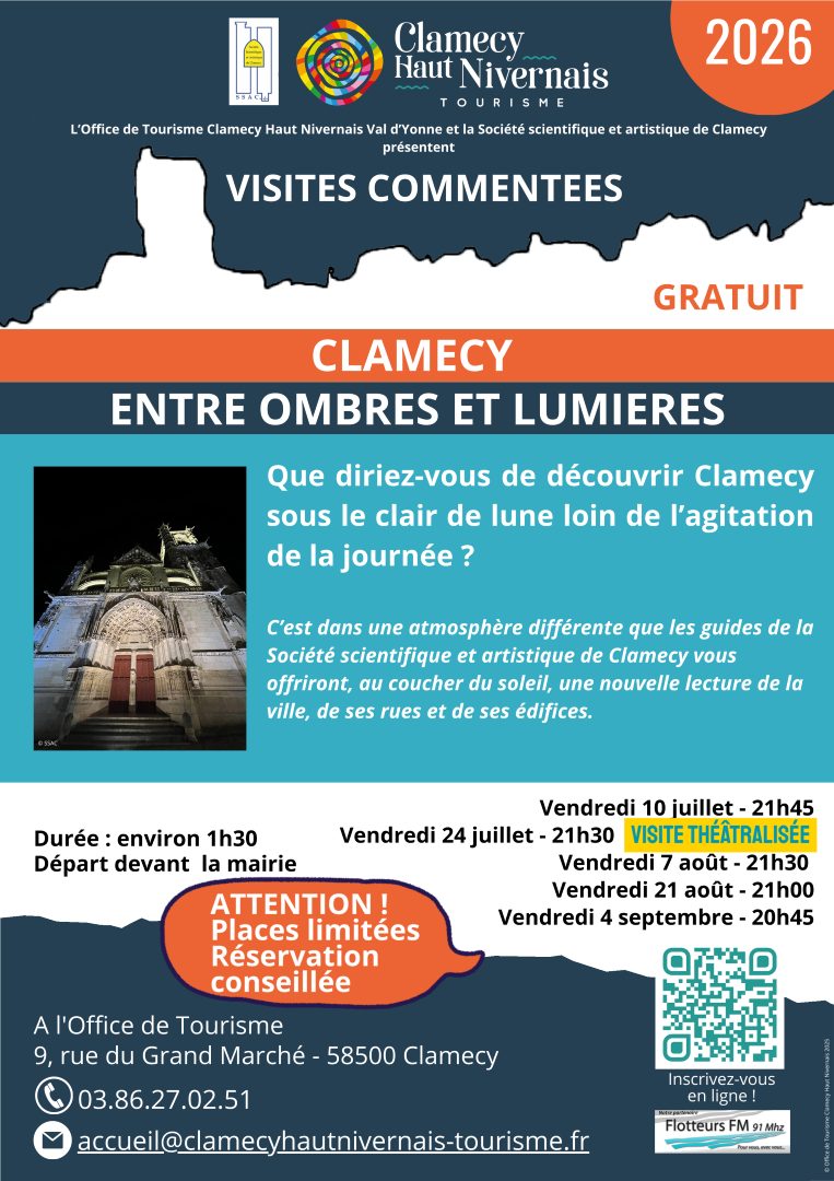 Visite commentée - Clamecy - Entre ombres et lumières