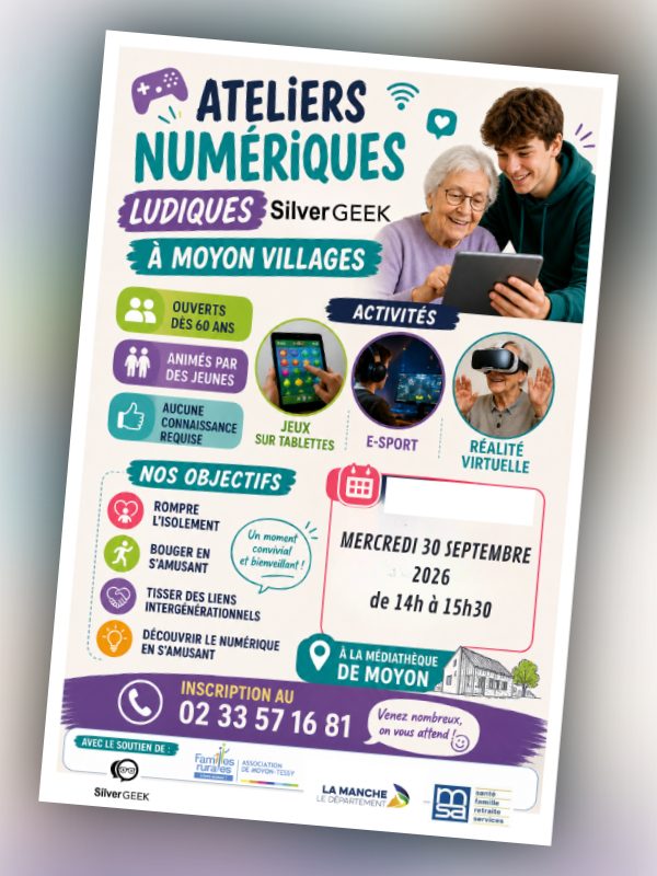 Atelier numérique ludique senior "Silvergeek"