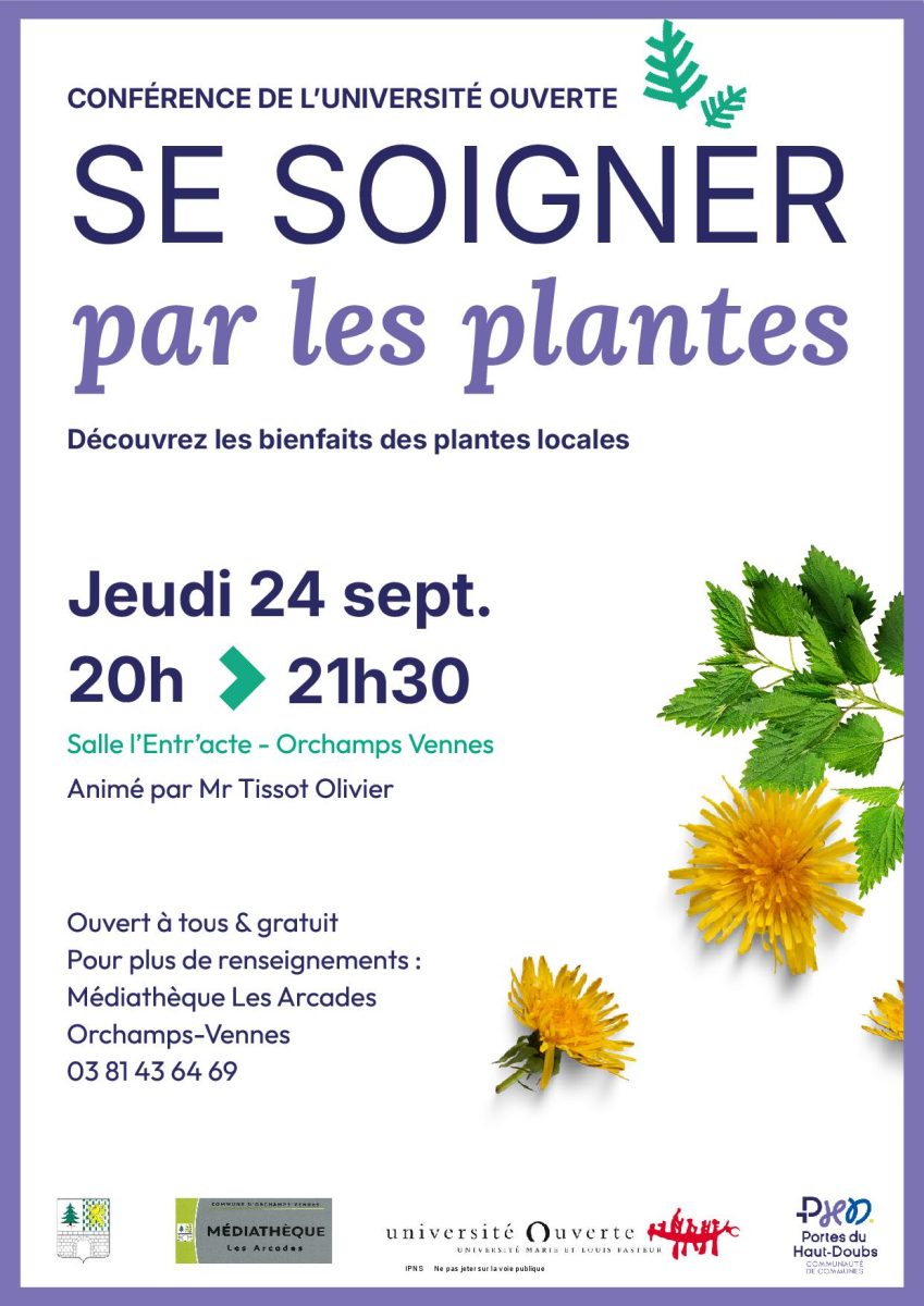 CONFERENCE SE SOIGNER PAR LES PLANTES