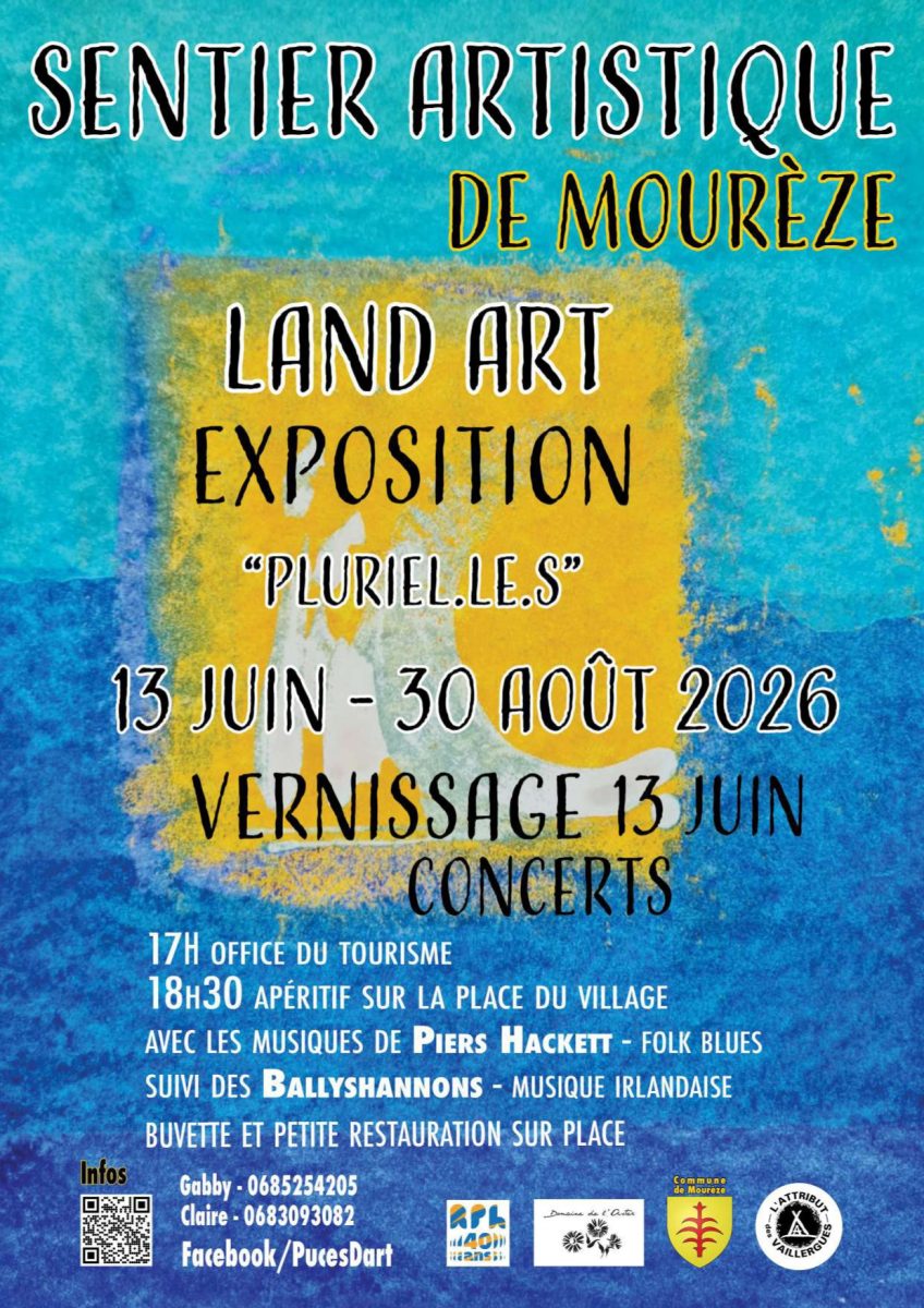 LA 18ÈME ÉDITION DU SENTIER ARTISTIQUE DE MOURÈZE