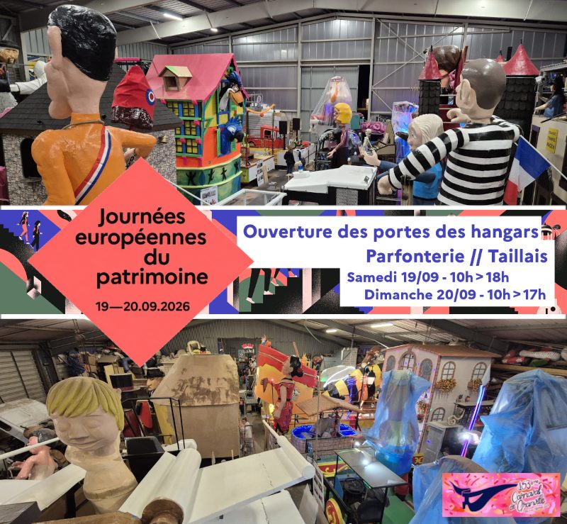 Journées Européennes du Patrimoine : Portes ouvertes des hangars du Carnaval