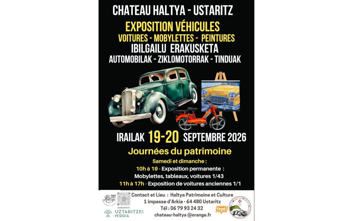 Journées du patrimoine : Exposition voitures anciennes et miniatures