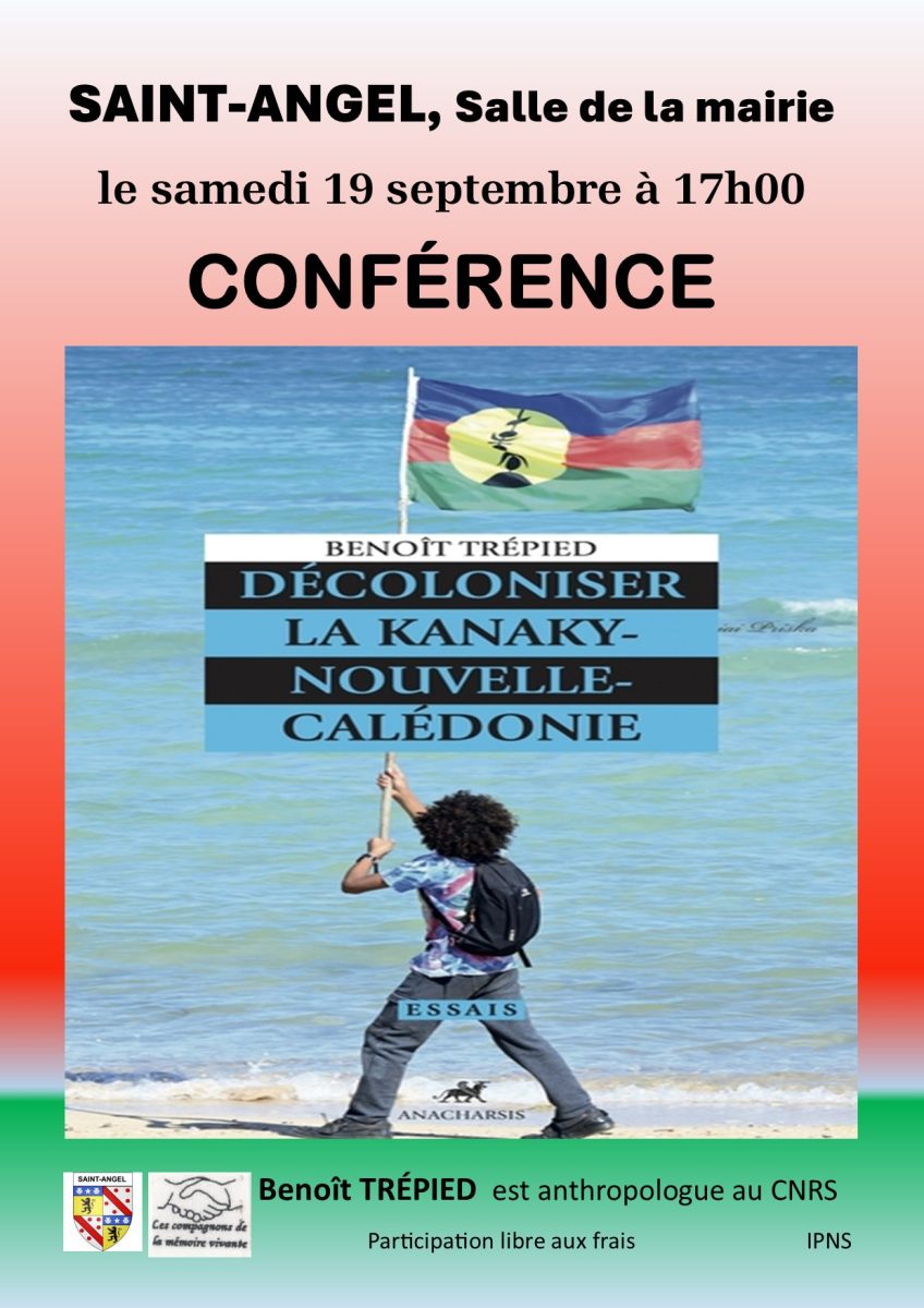 Conférence Décoloniser la Kanaky Nouvelle Calédonie