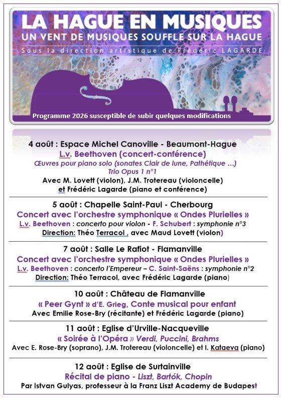Festival La Hague en Musiques : Pass 5 jours