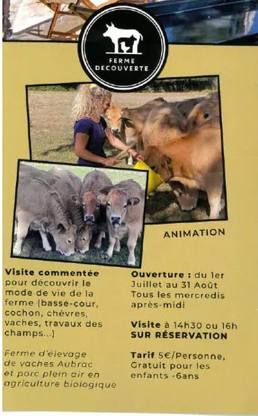 Domaine du Charouzech - Visite commentée de la ferme