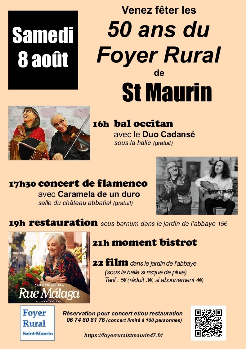 Les 50 ans du Foyer rural de Saint-Maurin