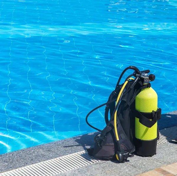 Baptême de plongée à la piscine de Réquista