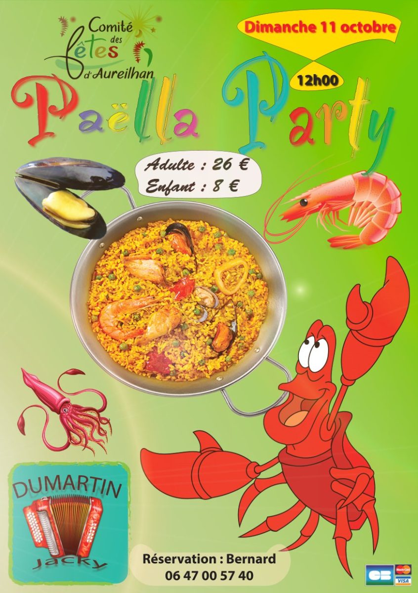 Repas dansant paella