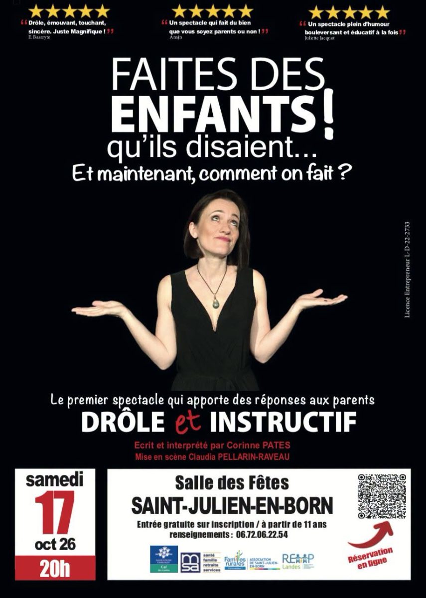 Théâtre "Faites des enfants qu'ils disaient..."