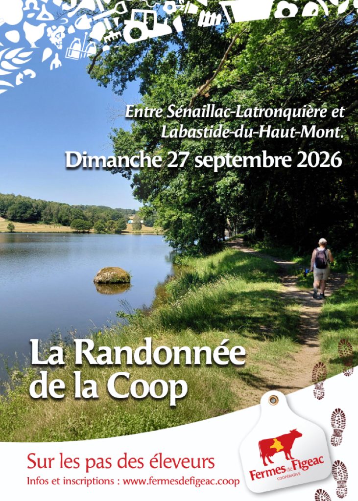 Fermes de Figeac la Randonnée de la Coop "sur les Pas des Éleveurs"