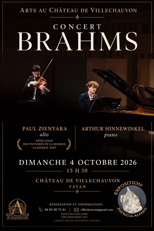 Concert Brahms au Château de Villechauvon