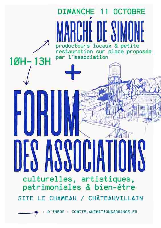 Forum des associations et marché de Simone