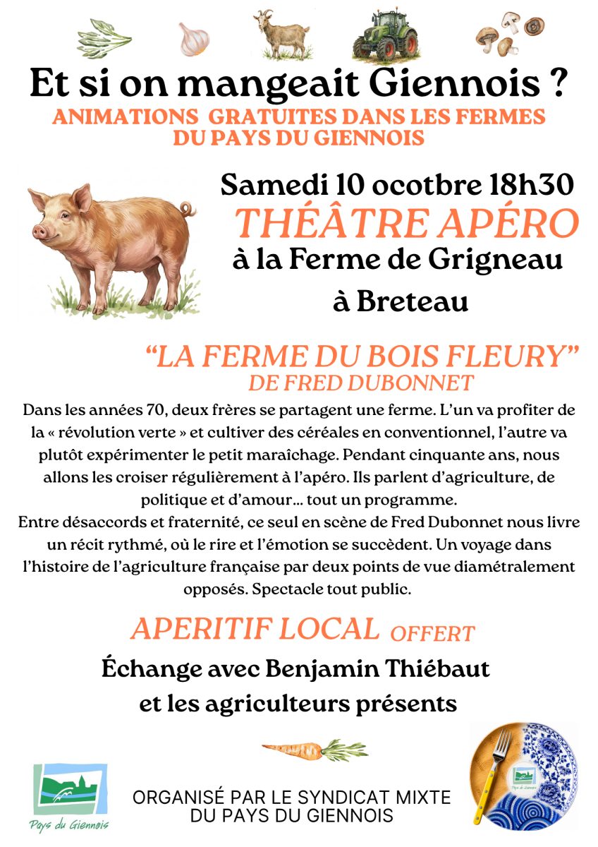 Théâtre apéro à la ferme
