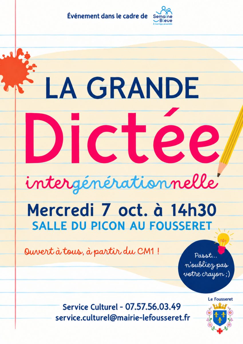 LA GRANDE DICTÉE