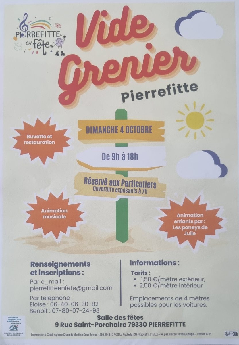 Vide grenier à Pierrefitte