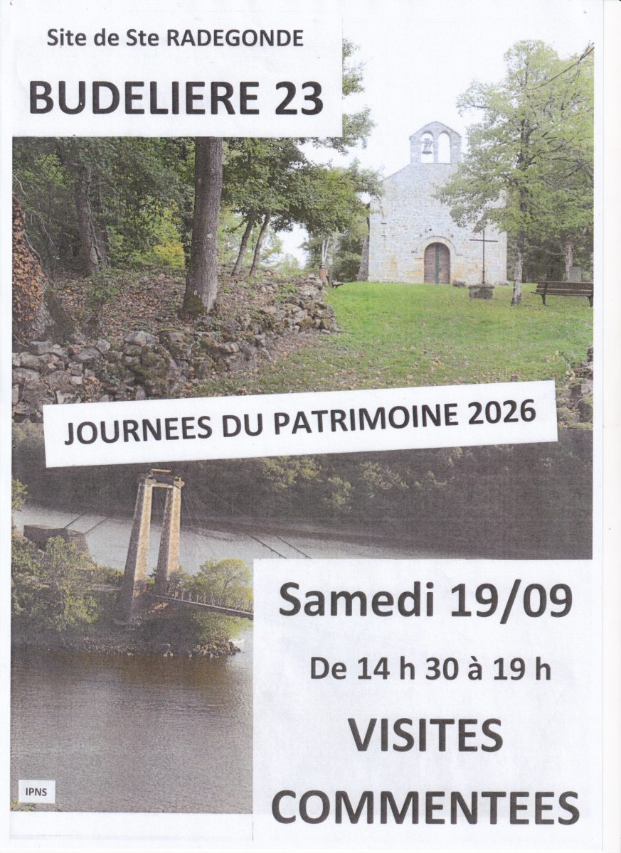 Journées du patrimoine : visites du site de Sainte-Radegonde