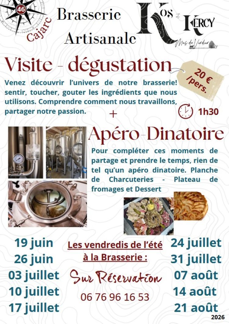 Visites d'été à la Brasserie Kos