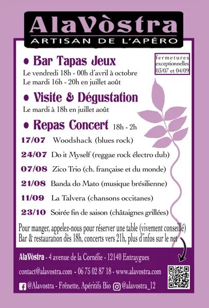 Soirée fin de saison chez Alavostra
