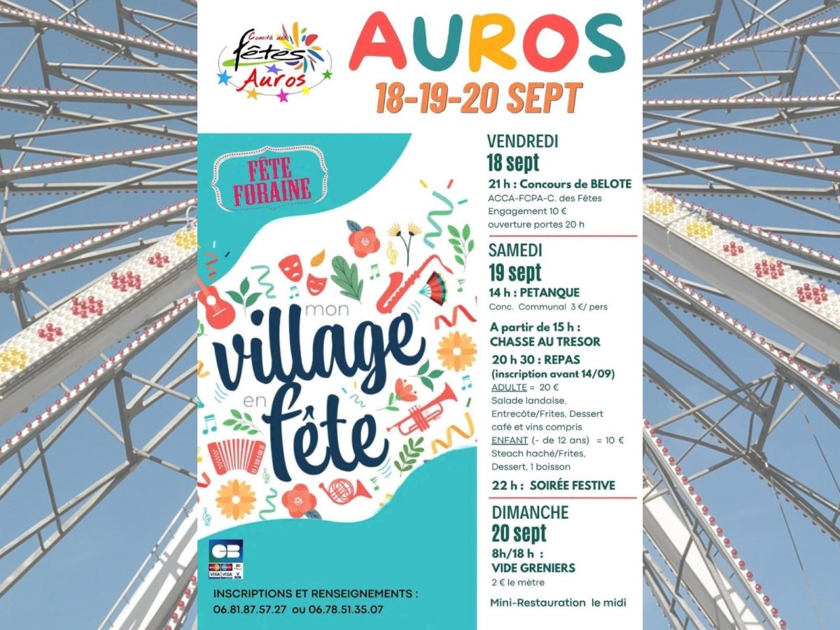 Fête du village de Auros