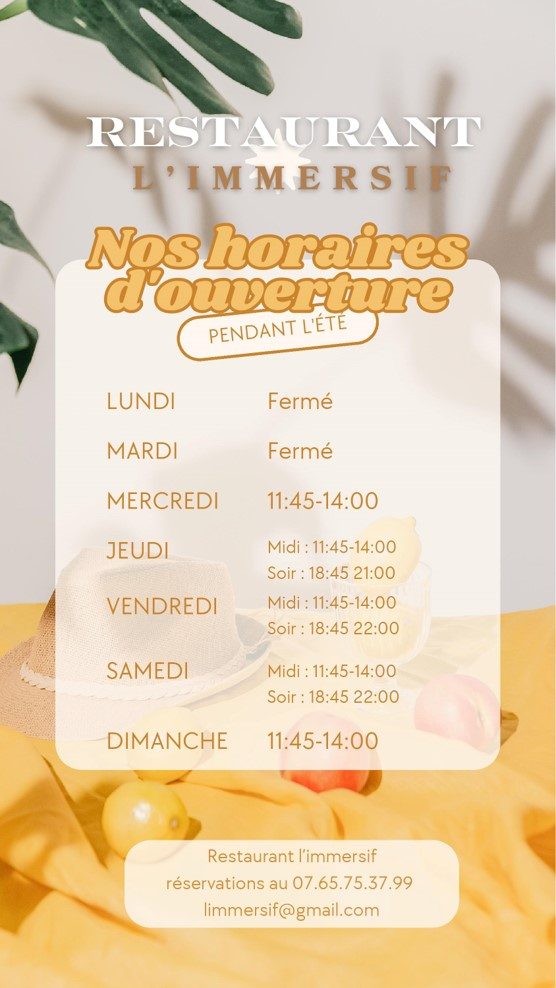 Restaurant l'Immersif