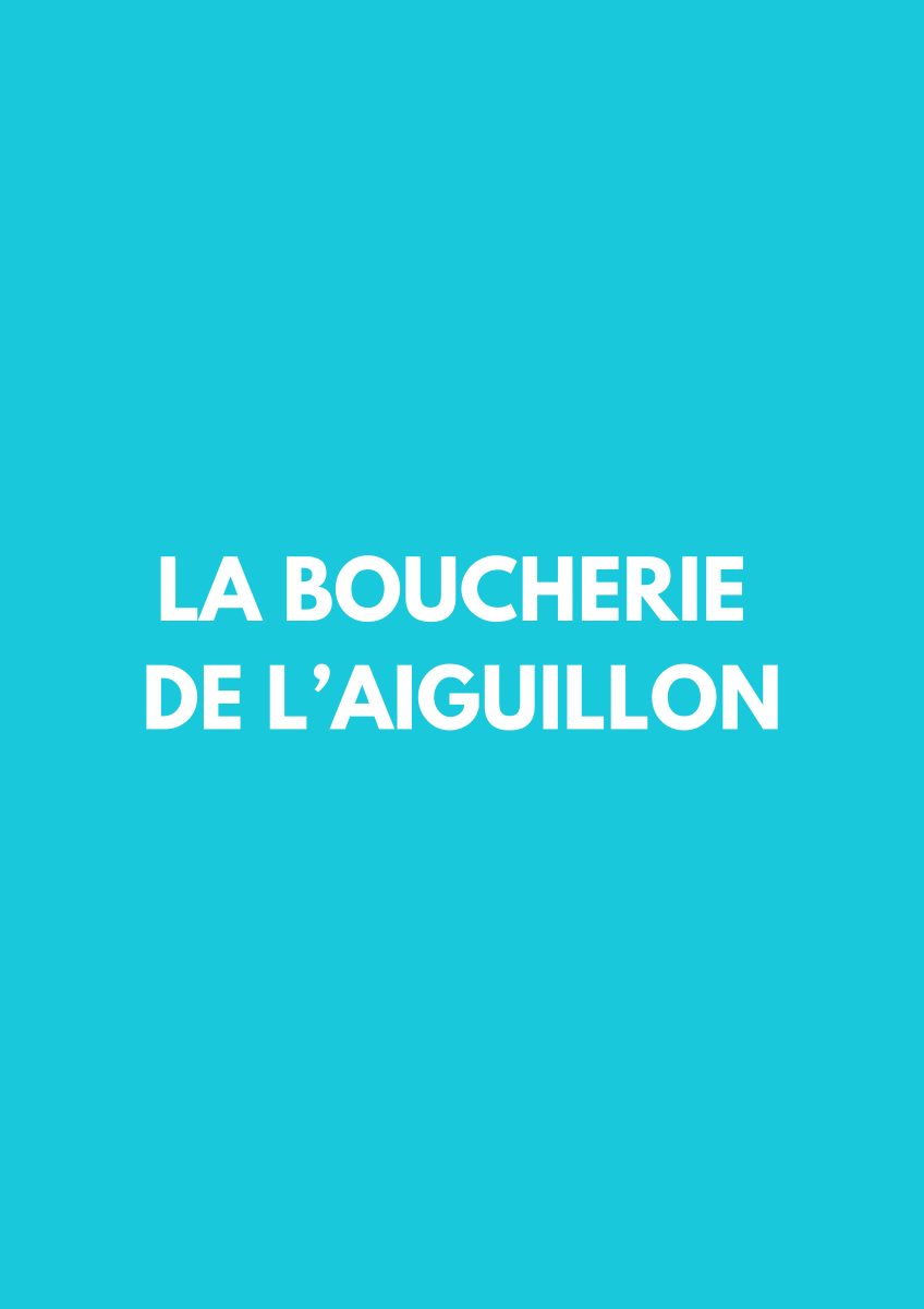 La boucherie de l'Aiguillon
