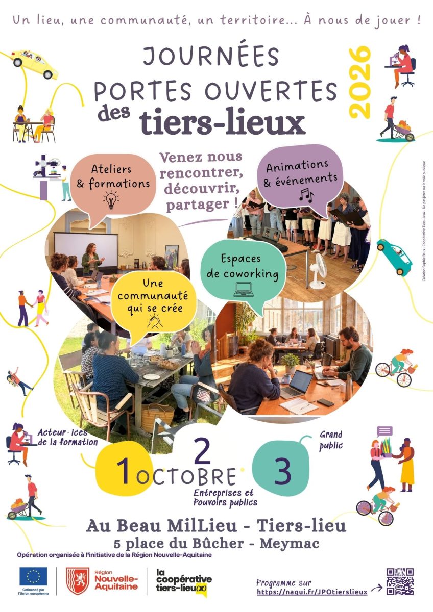 Portes ouvertes du tiers-lieu Au Beau MilLieu - Rencontre sur la formation professionnelle