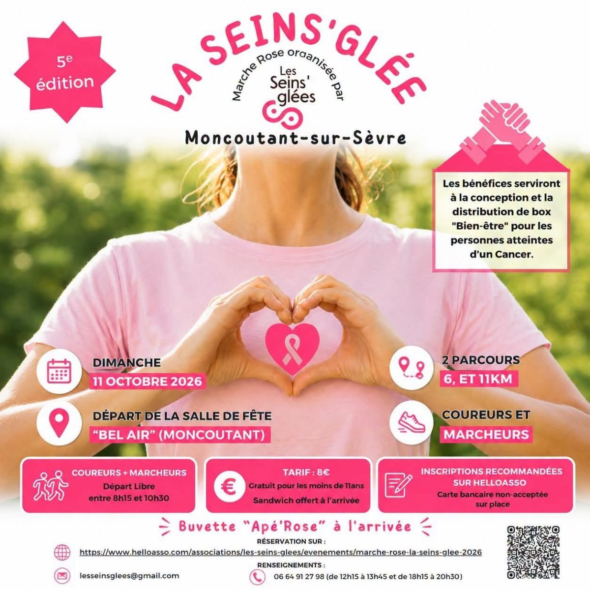 Octobre Rose - Marche rose "La Seins'glée"