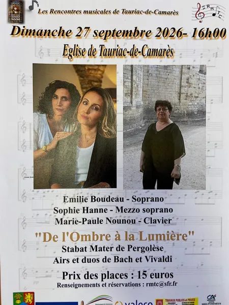 Rencontres Musicales  "De l'ombre à la lumière"